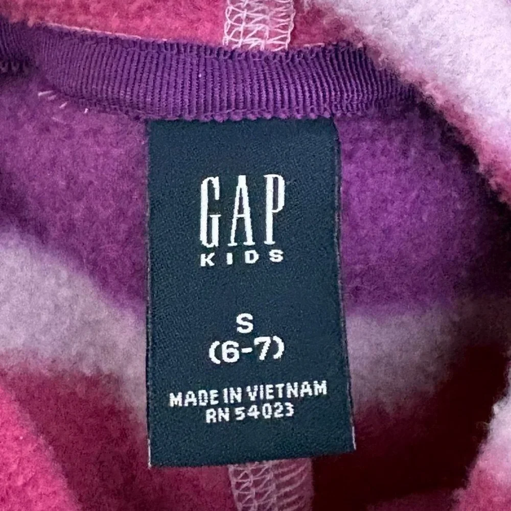 Y2K Gap Kids fleece poncho 6 7